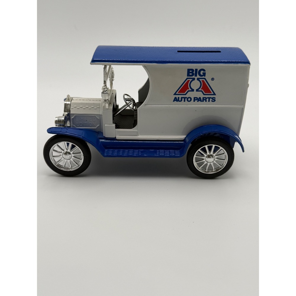 Ertl 1912 Replica Ford Open Front Panel Side Big Auto Parts Diecast Metal Bank